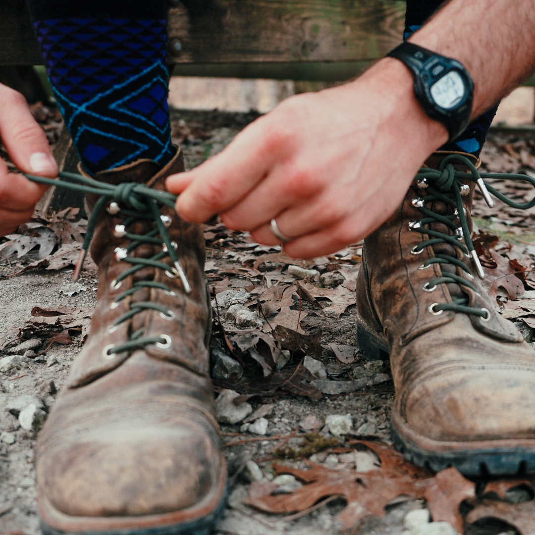 made in the usa paracord boot laces red wing iron rangers