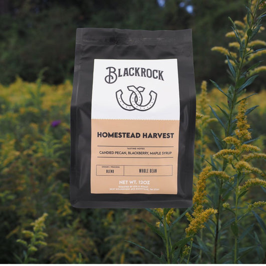 blackrock whole bean coffee homestead harvest
