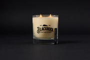 Leather + Pine Candle
